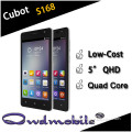 Low cost China smartphone Cubot S168 with 5" screen quad core Mtk6582